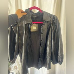 Marc New York leather top